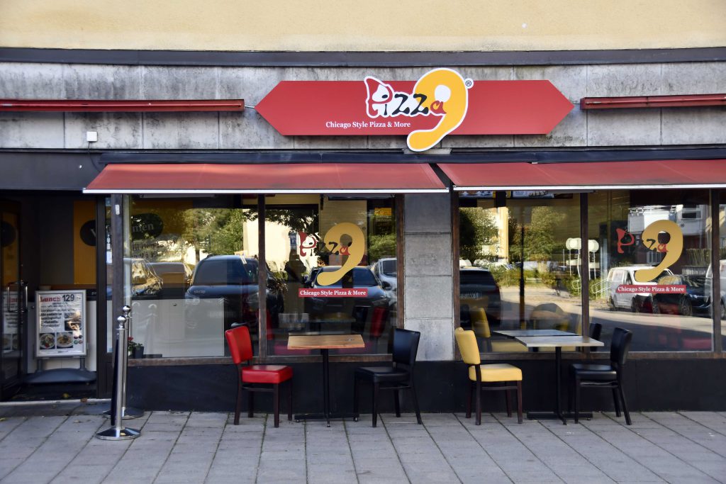 Pizza9 Hagsätra utifrån